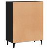 vidaXL Sideboard Black 69.5x34x90 cm Engineered Wood