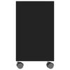vidaXL Side Table Black 70x35x55 cm Engineered Wood