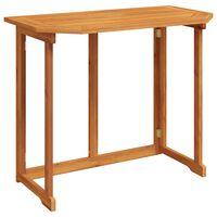 vidaXL Bistro Table 90x50x75 cm Solid Acacia Wood, brown vidaXL Bistro Table 90x50x75 cm Solid Acacia Wood