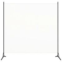 vidaXL 1-Panel Room Divider White 175x180 cm, white vidaXL 1-Panel Room Divider White 175x180 cm
