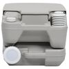 vidaXL Portable Camping Toilet with Tent 10+10 L