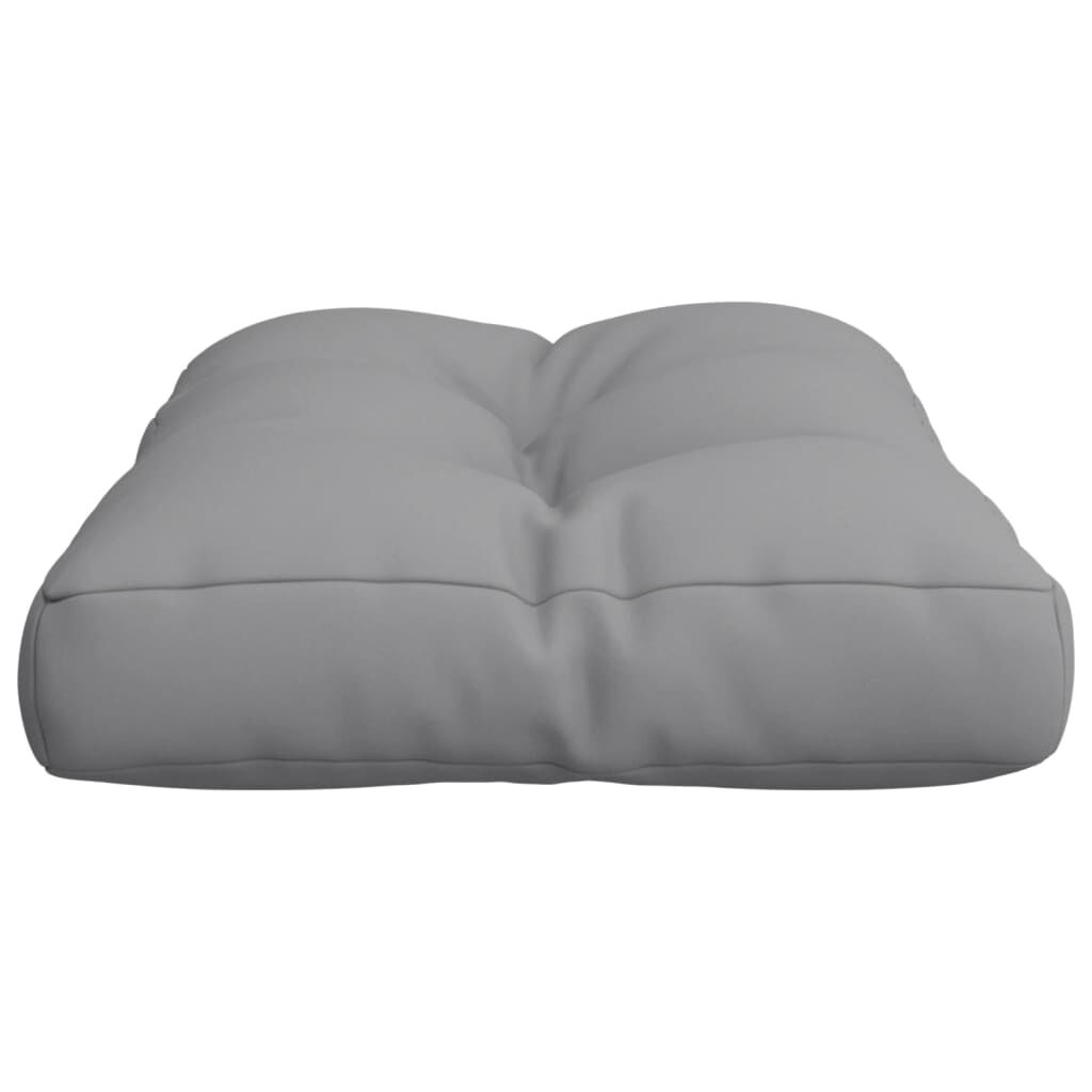 vidaXL Pallet Cushion Grey 50x40x12 cm Fabric