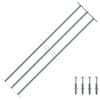 Adjustable Security Grille for Windows with 3 Crossbars 1000-1500 mm