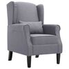 vidaXL Armchair Dark Grey Fabric