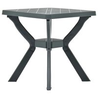 vidaXL Bistro Table Green 70x70x72 cm Plastic, green vidaXL Bistro Table Green 70x70x72 cm Plastic