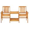 vidaXL Garden Chairs with Tea Table 159x61x92 cm Solid Acacia Wood