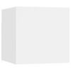 vidaXL 8 Piece TV Cabinet Set White Engineered Wood