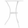 vidaXL 3 Piece Bistro Set Cast Aluminium White
