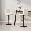 vidaXL Bar Stools 2 pcs Cream Velvet