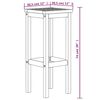 vidaXL Bar Stools 6 pcs Solid Wood Acacia