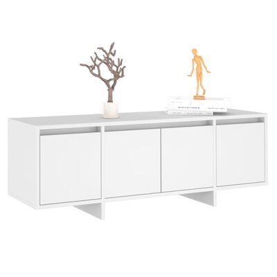 vidaXL TV Cabinet White 120x30x40.5 cm Engineered Wood, white vidaXL TV Cabinet White 120x30x40.5 cm Engineered Wood