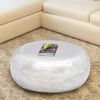vidaXL Hammered Aluminium Coffee Table Silver