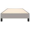 vidaXL Bed Frame without Mattress Light Grey 90x200 cm Fabric