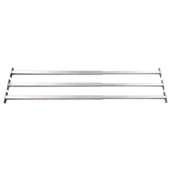 vidaXL Adjustable Security Window Bars 3 pcs 710-1200 mm