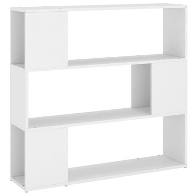 vidaXL Book Cabinet Room Divider White 100x24x94 cm, white vidaXL Book Cabinet Room Divider White 100x24x94 cm