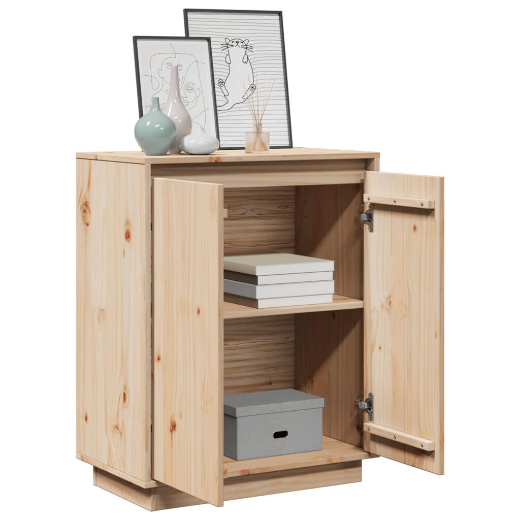 vidaXL Sideboard 60x34x75 cm Solid Wood Pine