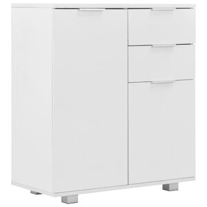 vidaXL Sideboard | High Gloss White | Engineered wood | Medium | Sideboard