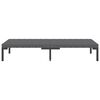 vidaXL 11 Piece Garden Lounge Set with Cushions Poly Rattan Dark Grey