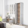 vidaXL Hallway Wardrobe Concrete Grey 55x25x189 cm Engineered Wood
