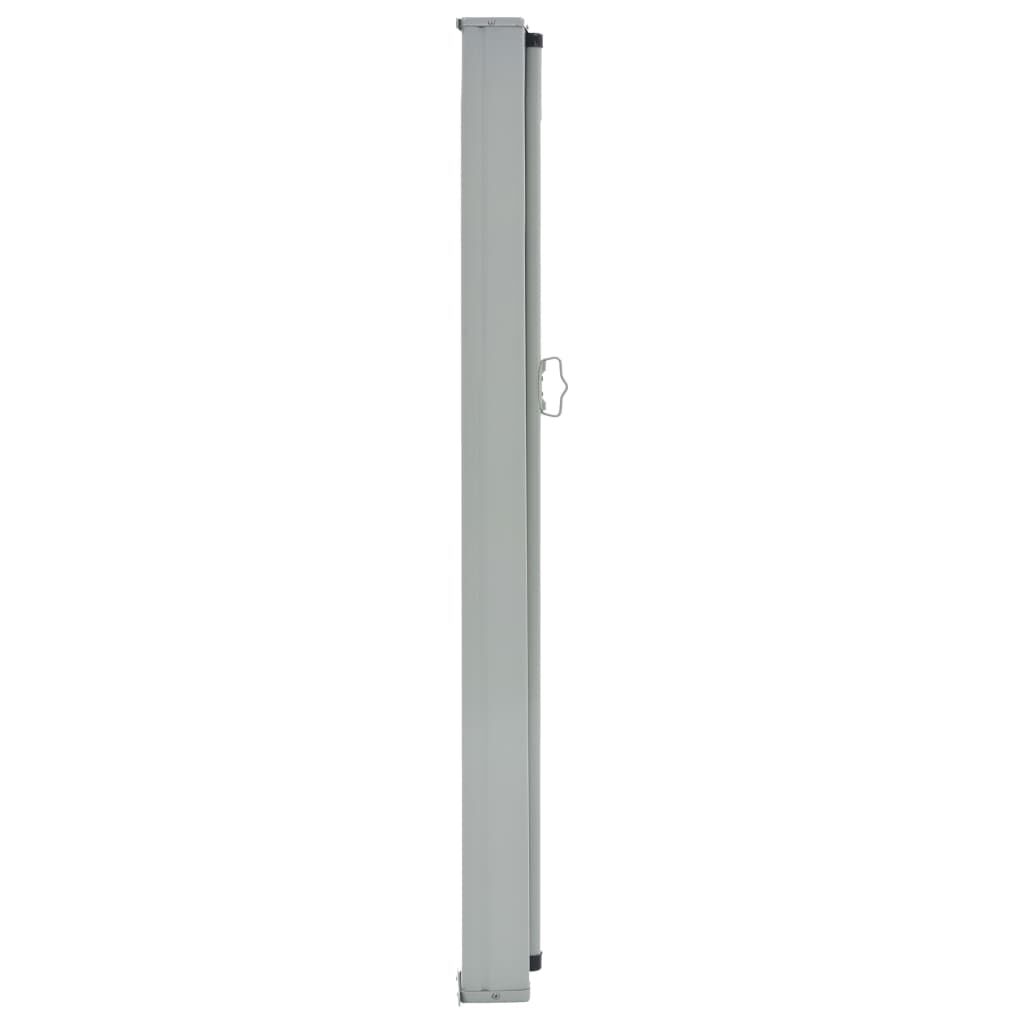 vidaXL Patio Retractable Side Awning 80x300 cm Grey