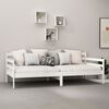 vidaXL Day Bed without Mattress White Solid Wood Pine 90x200cm