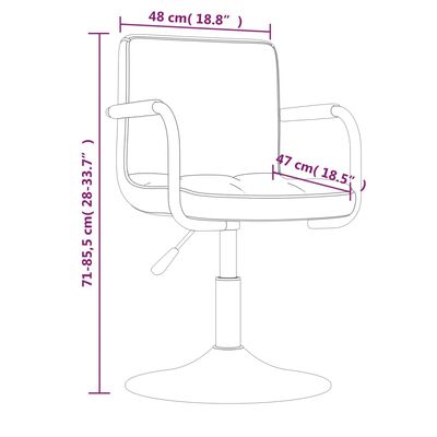 vidaXL Swivel Dining Chairs 2 pcs Light Grey Velvet, light grey vidaXL Swivel Dining Chairs 2 pcs Light Grey Velvet