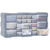 vidaXL Multi-drawer Organiser with 22 Drawers 49x16x25.5 cm