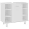 vidaXL Bathroom Cabinet White 60x32x53,5 cm Engineered Wood