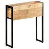 vidaXL Planter 60x20x68 cm Rough Mango Wood