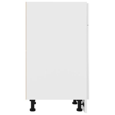 vidaXL Drawer Bottom Cabinet Lyon White 40x46x81.5 cm Engineered Wood, white vidaXL Drawer Bottom Cabinet Lyon White 40x46x81.5 cm Engineered Wood