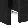 vidaXL Bedside Cabinets 2 pcs Black 30x30x40 cm Engineered Wood
