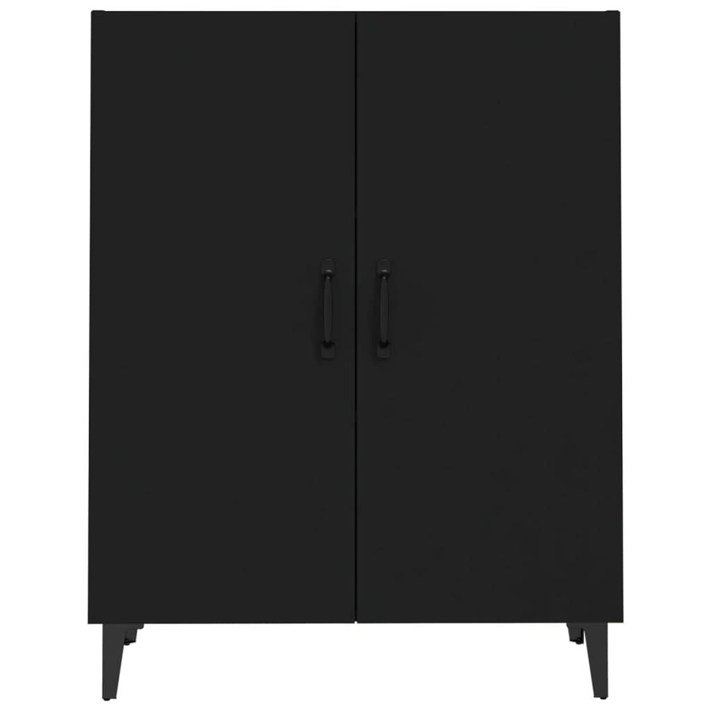 vidaXL Sideboard Black 70x34x90 cm Engineered Wood
