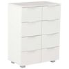 vidaXL Sideboard High Gloss White 60x35x80 cm Engineered Wood