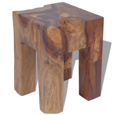 vidaXL Stool Solid Teak Wood,  vidaXL Stool Solid Teak Wood