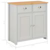 vidaXL Sideboard Grey 79x35x81 cm
