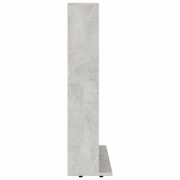 vidaXL CD Cabinet Concrete Grey 100x23x89.5 cm Engineered Wood