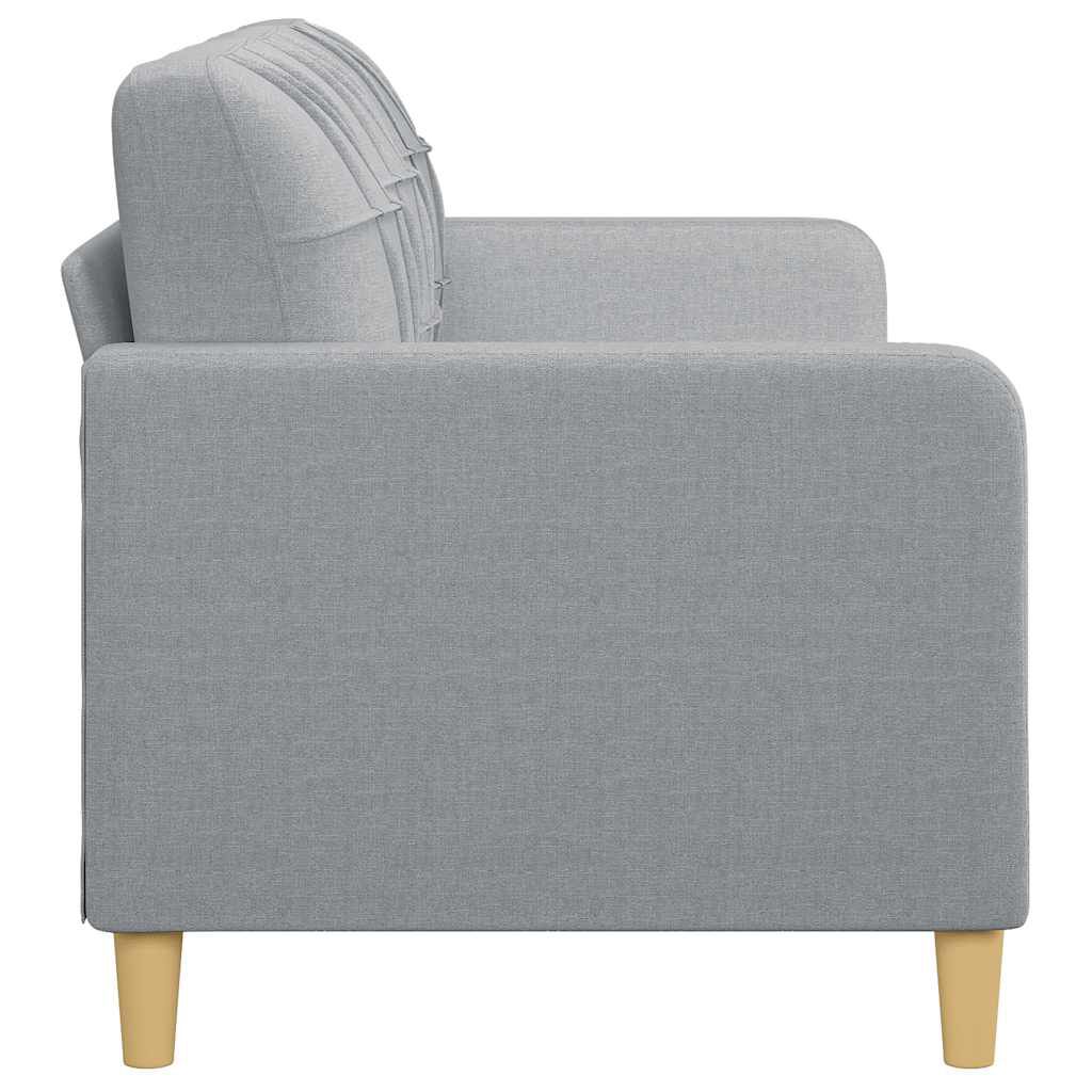 vidaXL 3-Seater Sofa Light Grey 180 cm Fabric