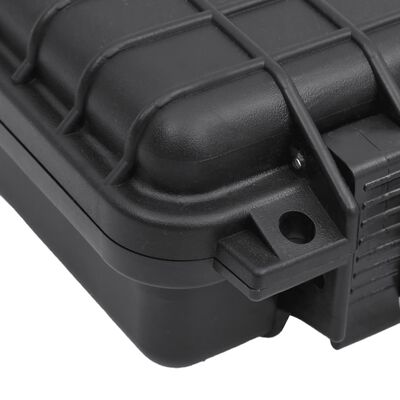vidaXL Portable Flight Case Black 30x22x10 cm PP,  vidaXL Portable Flight Case Black 30x22x10 cm PP