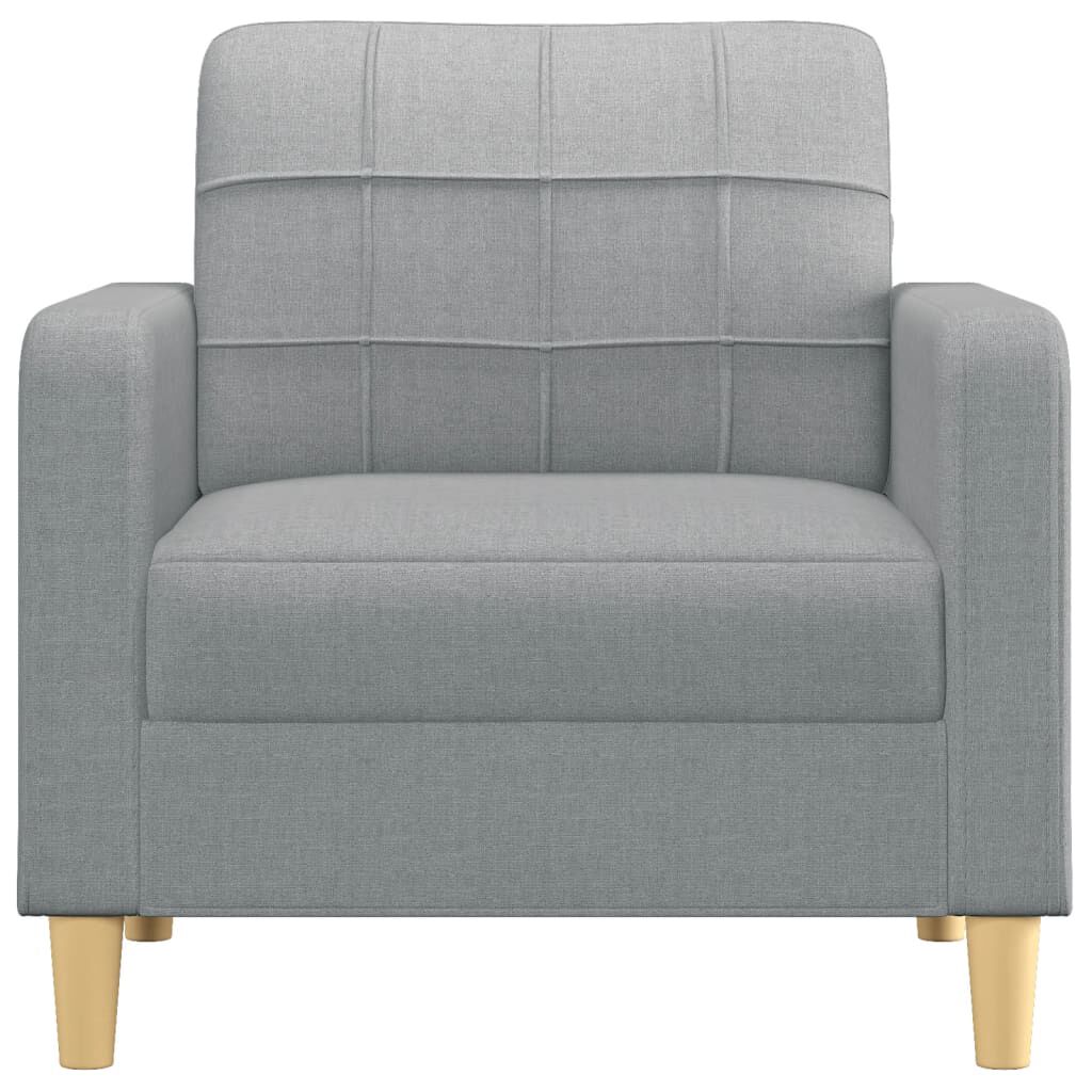 vidaXL 3-Seater Sofa Dark Grey 180 cm Fabric