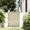 vidaXL Garden Gate 100x120 cm Stainless Steel