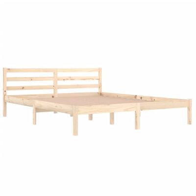 vidaXL Bed Frame without Mattress Solid Wood Pine 160x200 cm