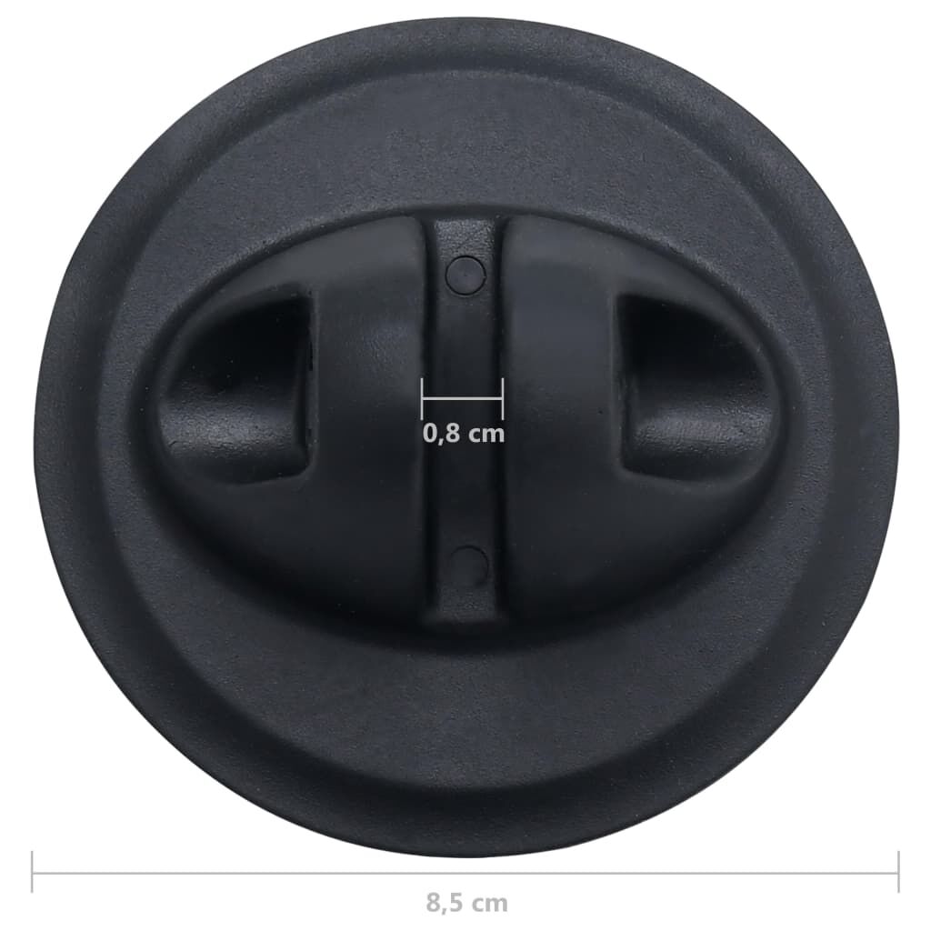 vidaXL Bimini Mounting Kit for Inflatable Boat