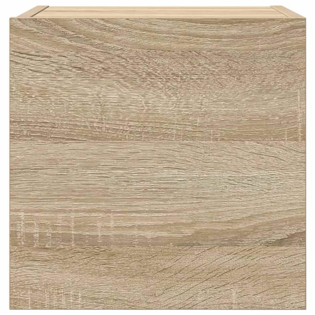 vidaXL Wall Mounted TV Cabinets 2 pcs Sonoma Oak 30.5x30x30 cm