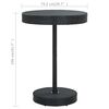 vidaXL 5 Piece Garden Bar Set with Cushions Poly Rattan Black