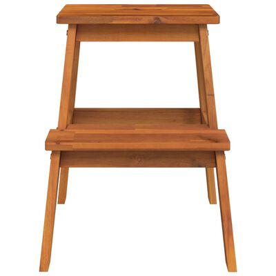 vidaXL 2 Step Stool 40x38x50 cm Solid Wood Acacia,  vidaXL 2 Step Stool 40x38x50 cm Solid Wood Acacia