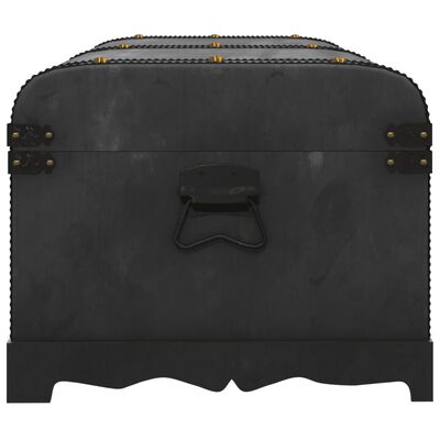 vidaXL Treasure Chest Wood Black 90x51x42 cm,  vidaXL Treasure Chest Wood Black 90x51x42 cm