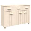 vidaXL Sideboard HAMAR Honey Brown 113x40x80 cm Solid Wood Pine