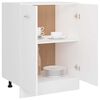 vidaXL Bottom Cabinet Lyon White 60x46x81.5 cm Engineered Wood