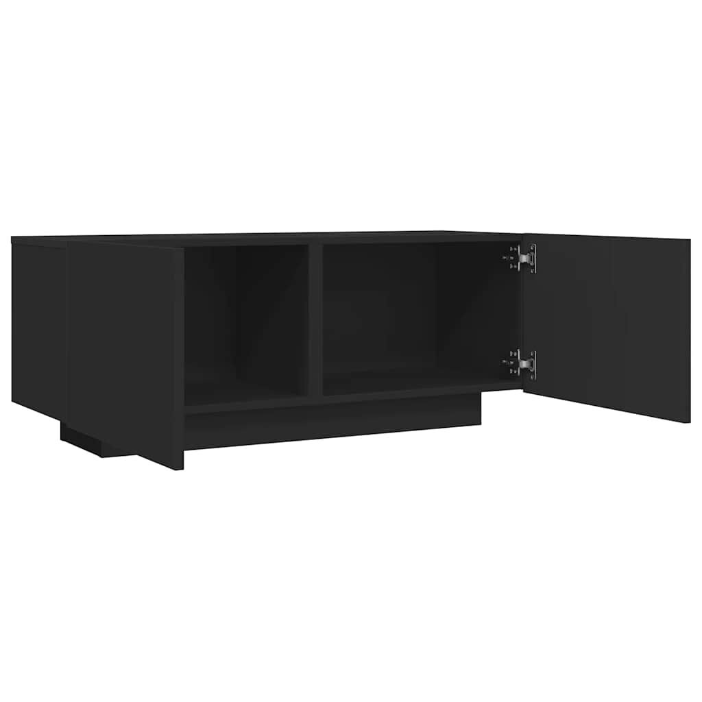 vidaXL TV Cabinet Black 100x35x40 cm Engineered Wood