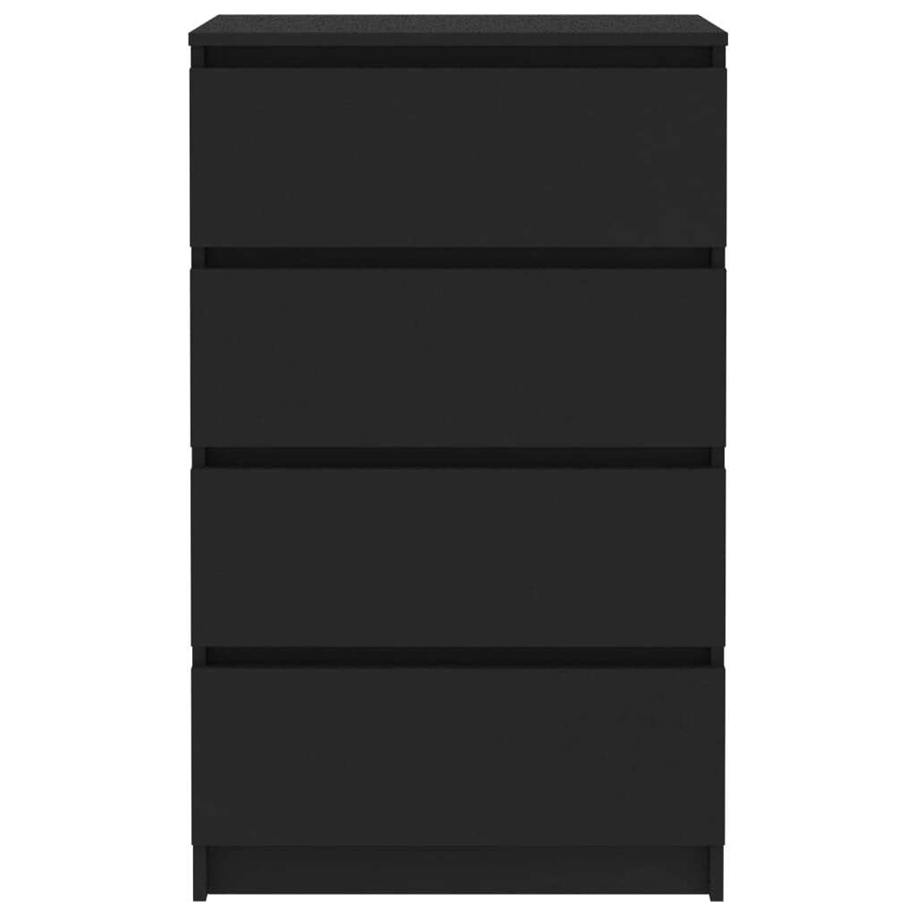 vidaXL Sideboard Black 60x35x98.5 cm Engineered Wood